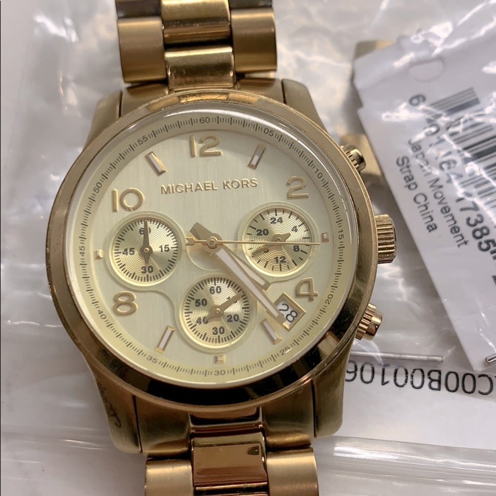 Michael Kors gold tone watch